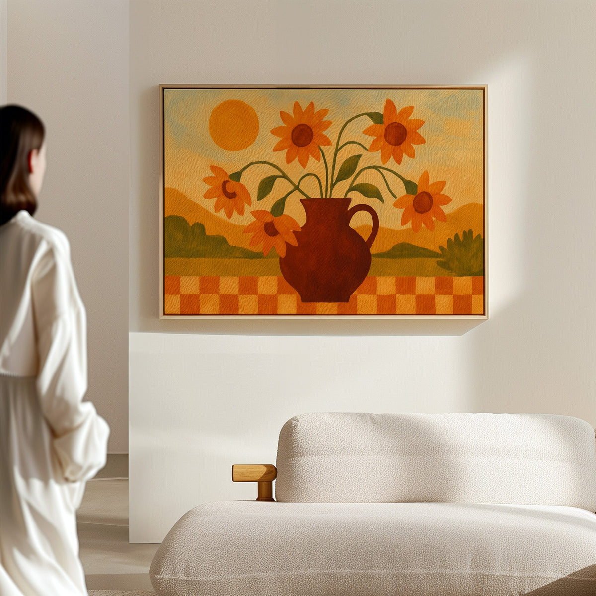 Sunflowers on a Golden Afternoon