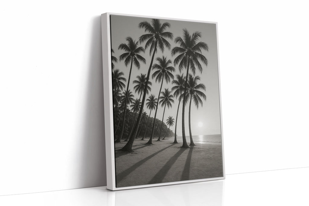 Palm Shadows at Sunrise