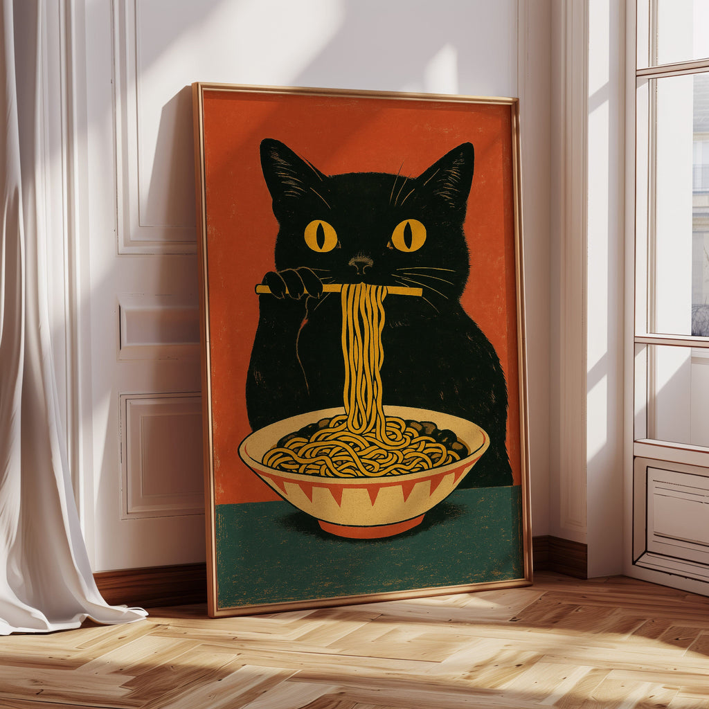 Ramen Raider – Midnight Noodles, Feline Style