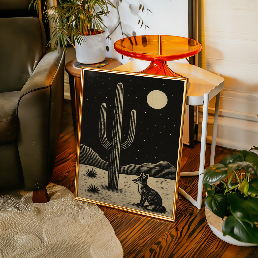 Fox and the Saguaro