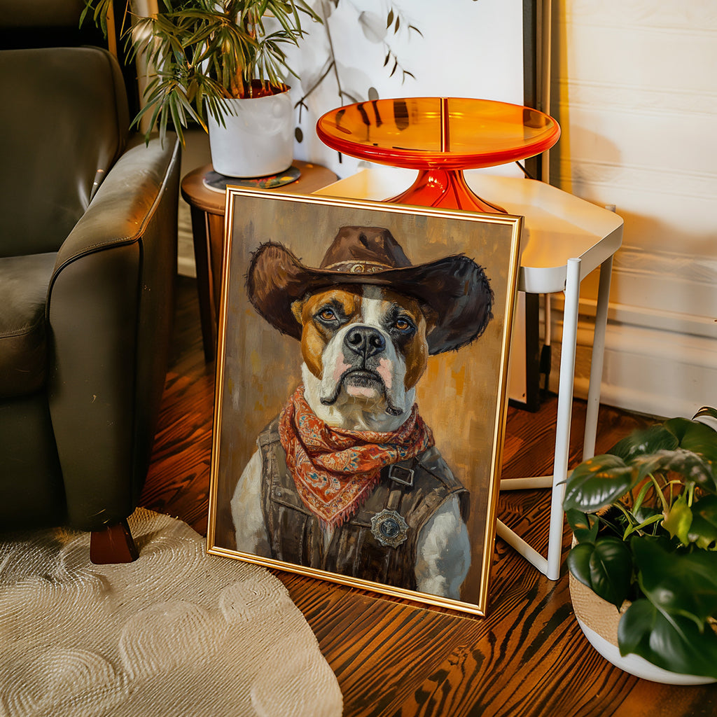 Boxer Sheriff of the Silent Plains
