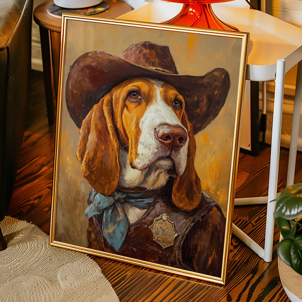 Basset Hound Frontier Sheriff