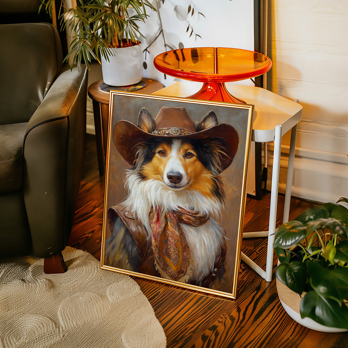 Rough Collie Sunset Wrangler