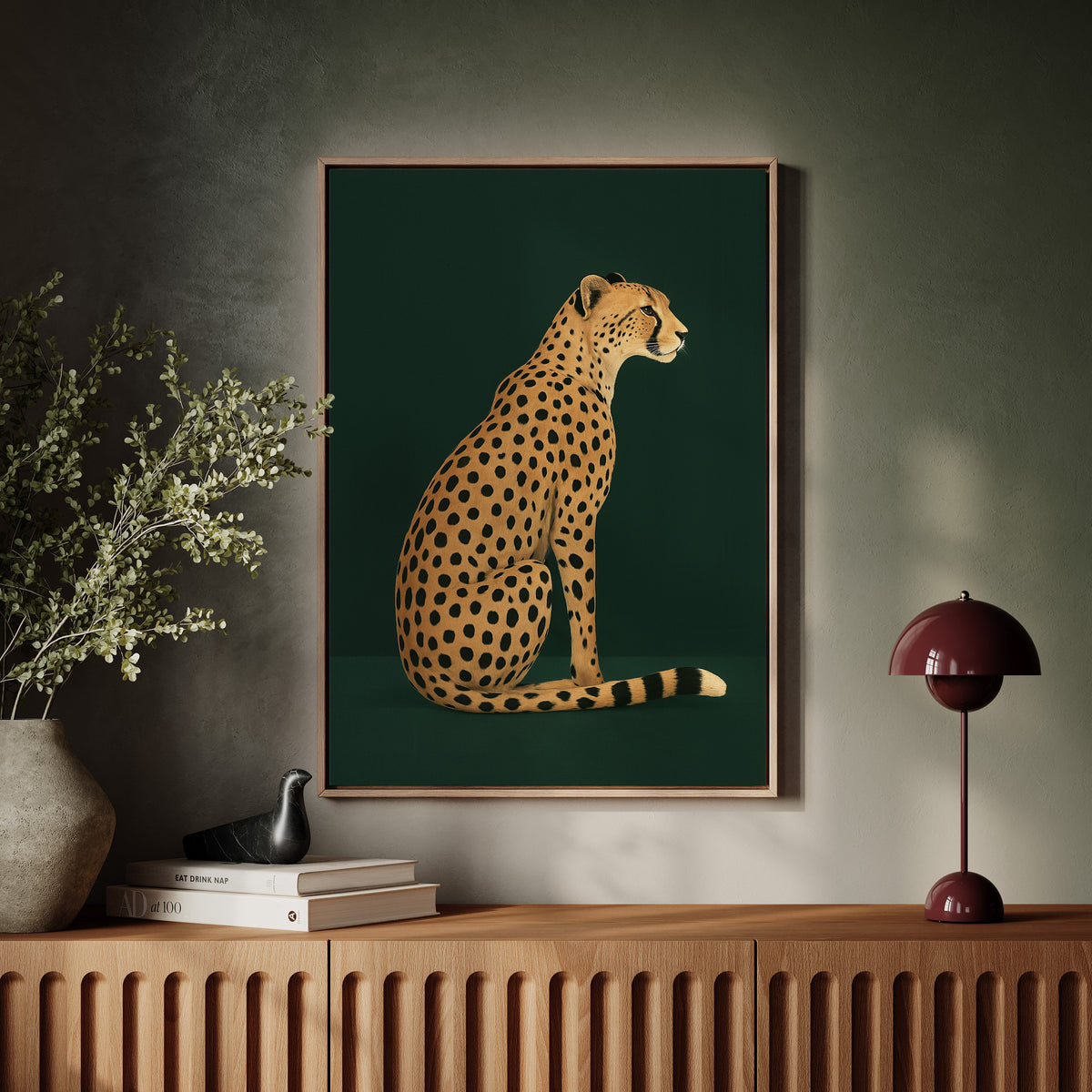 Cheetah Grace on Emerald