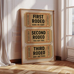 Rodeo Tickets – Life's Little Lessons, Western Style