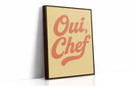 Oui Chef Kitchen Wall Art
