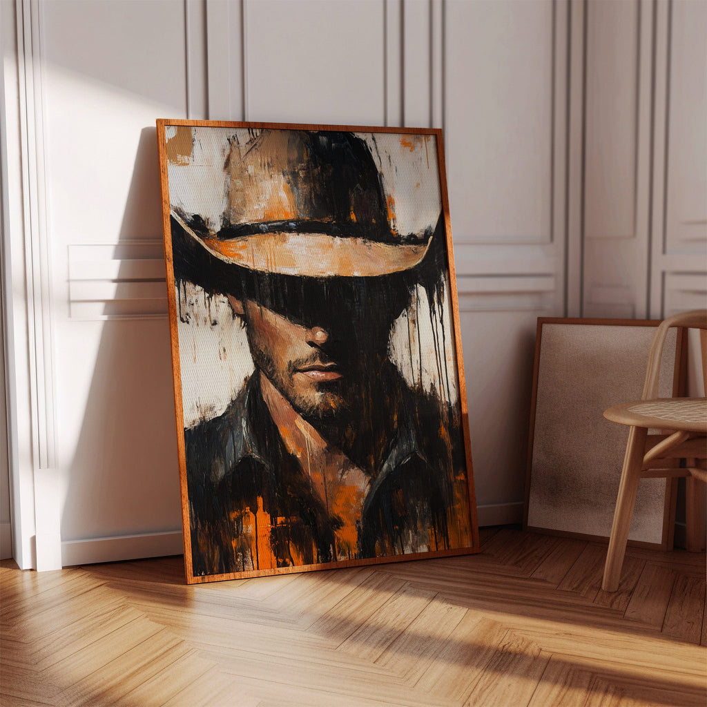 Shadowed Cowboy – Bold Western Expression