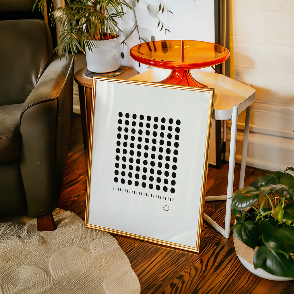The Ninety-Nine and the One Minimalist Print