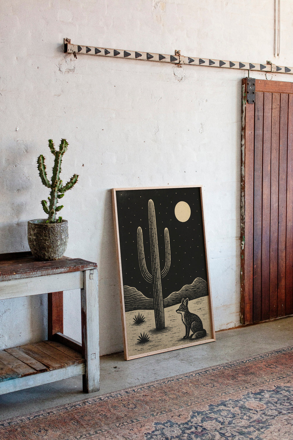 Fox and the Saguaro