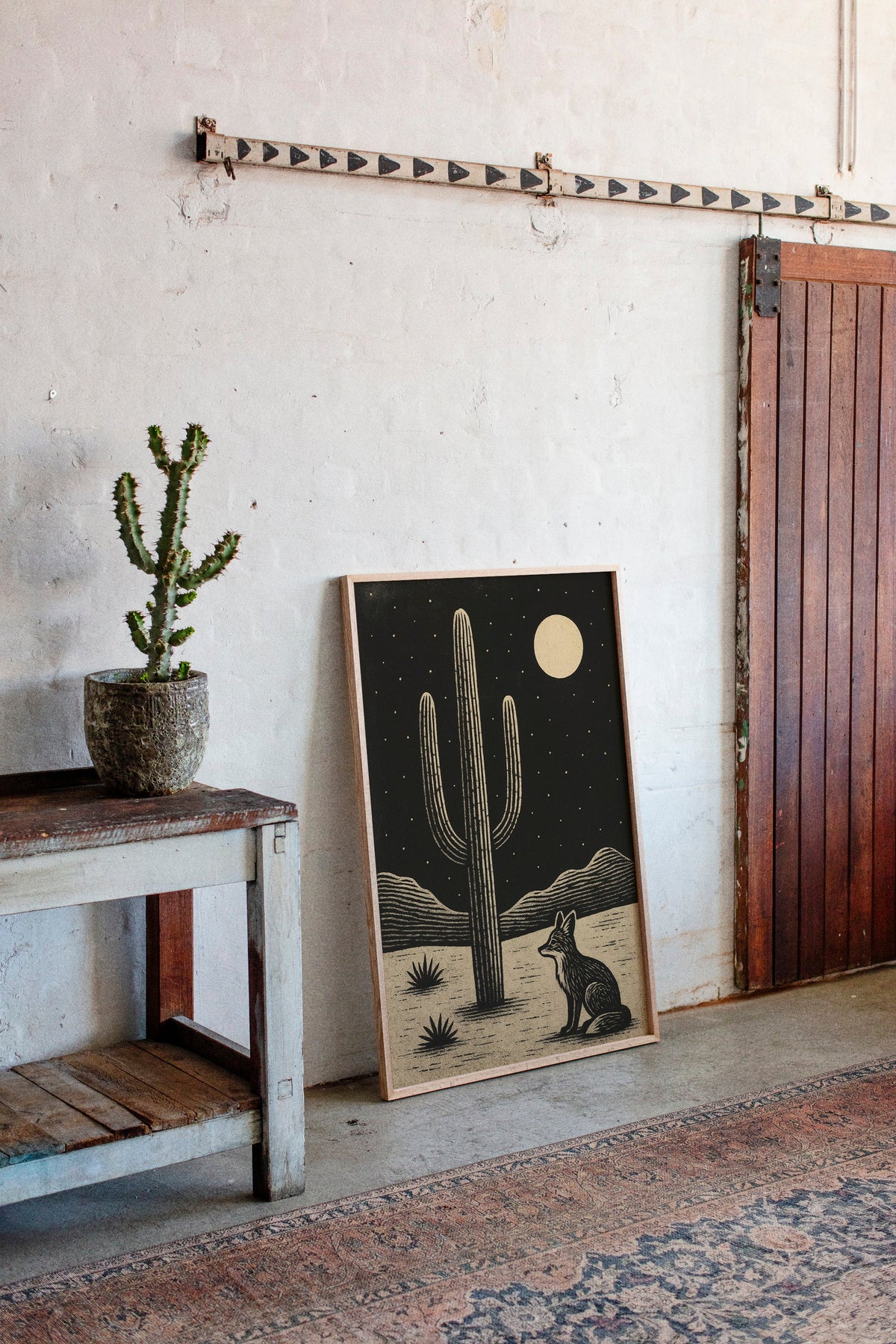 Fox and the Saguaro