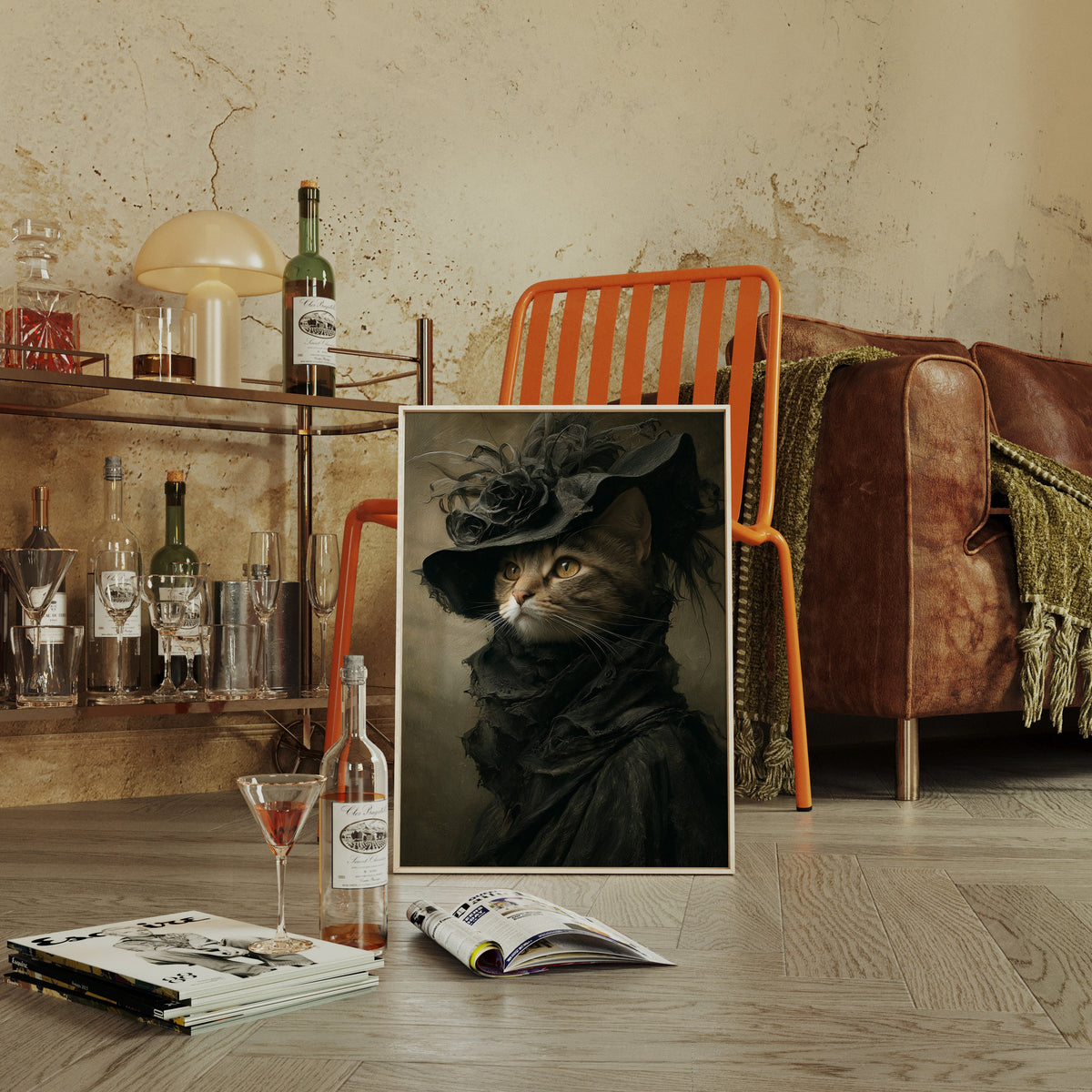 A Cat's Elegance Unveiled