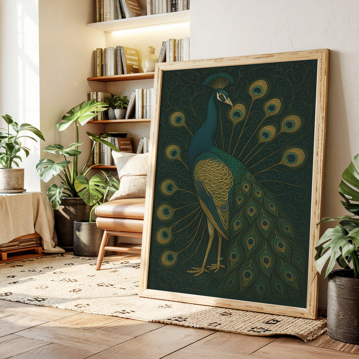 Regal Silence of the Golden Peacock
