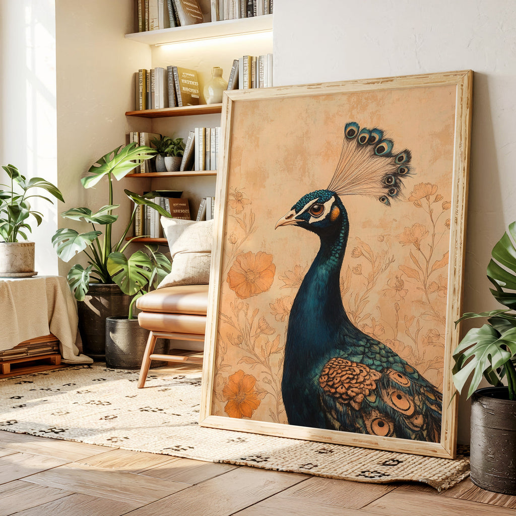 Poise and Petals in Copper and Teal
