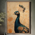 Poise and Petals in Copper and Teal