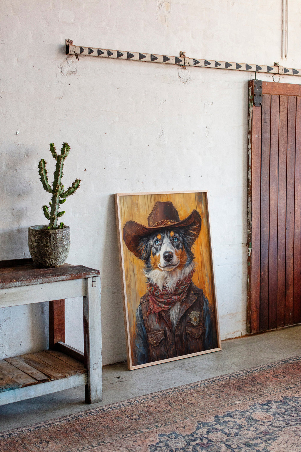 Australian Shepherd Cowboy Deputy