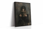 The Reader in Velvet Shadows