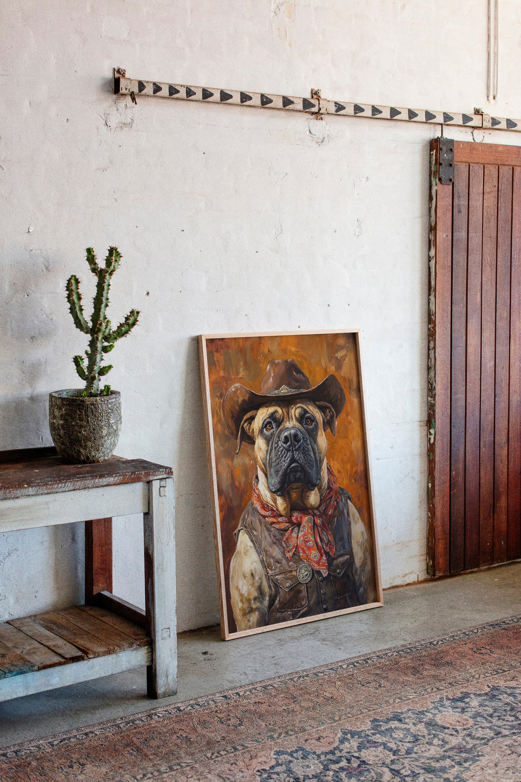Bullmastiff Sheriff of the High Plains
