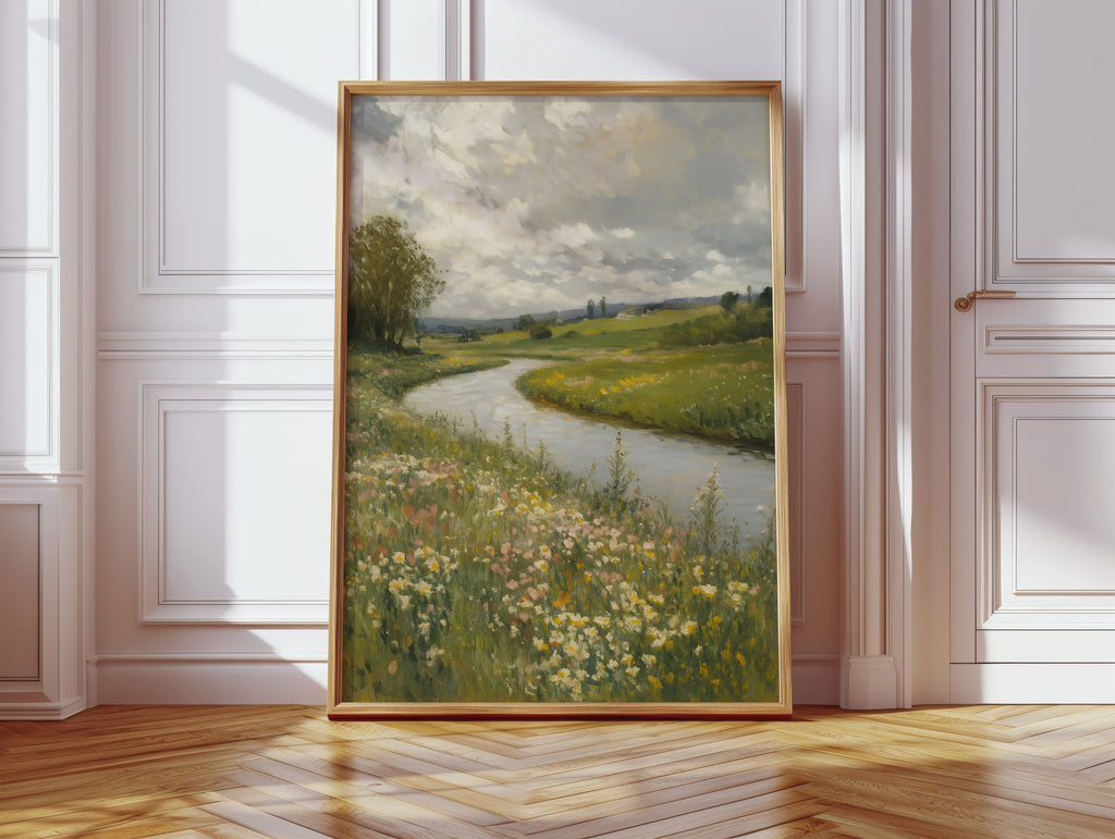 Wildflowers Along the Winding River