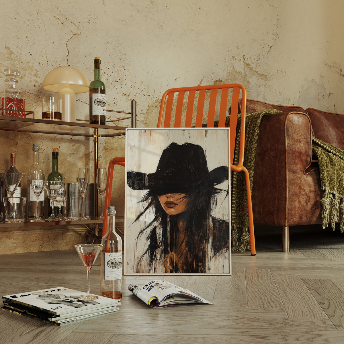 Outlaw Grace Western Cowgirl Portrait