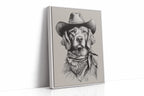 A Canine Cowboy's Stalwart Gaze