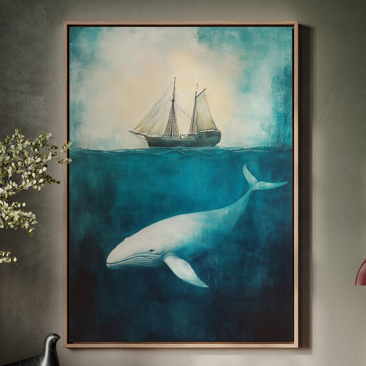 Deep Blue Silence and the Whale