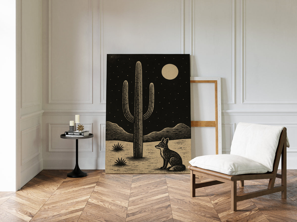 Fox and the Saguaro