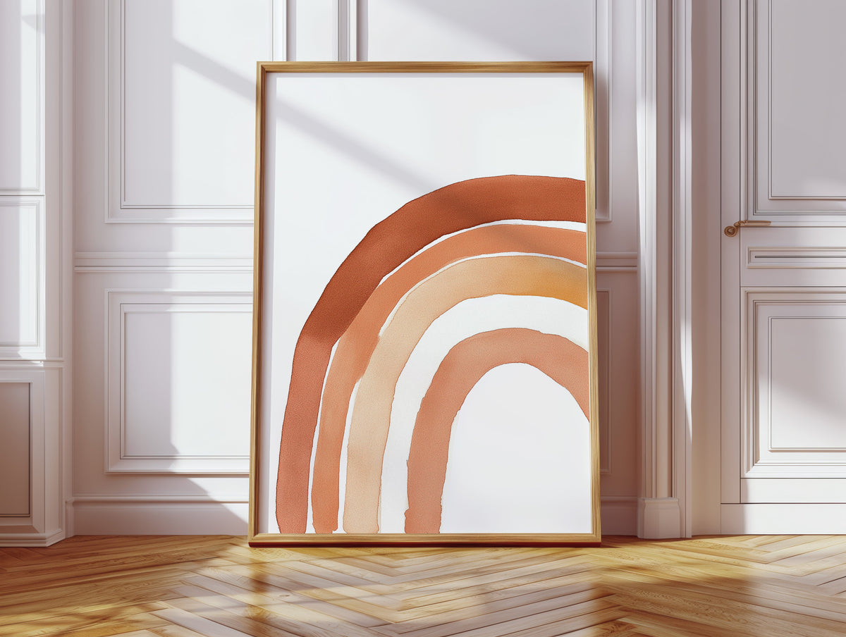 Terracotta Boho Rainbow Arch