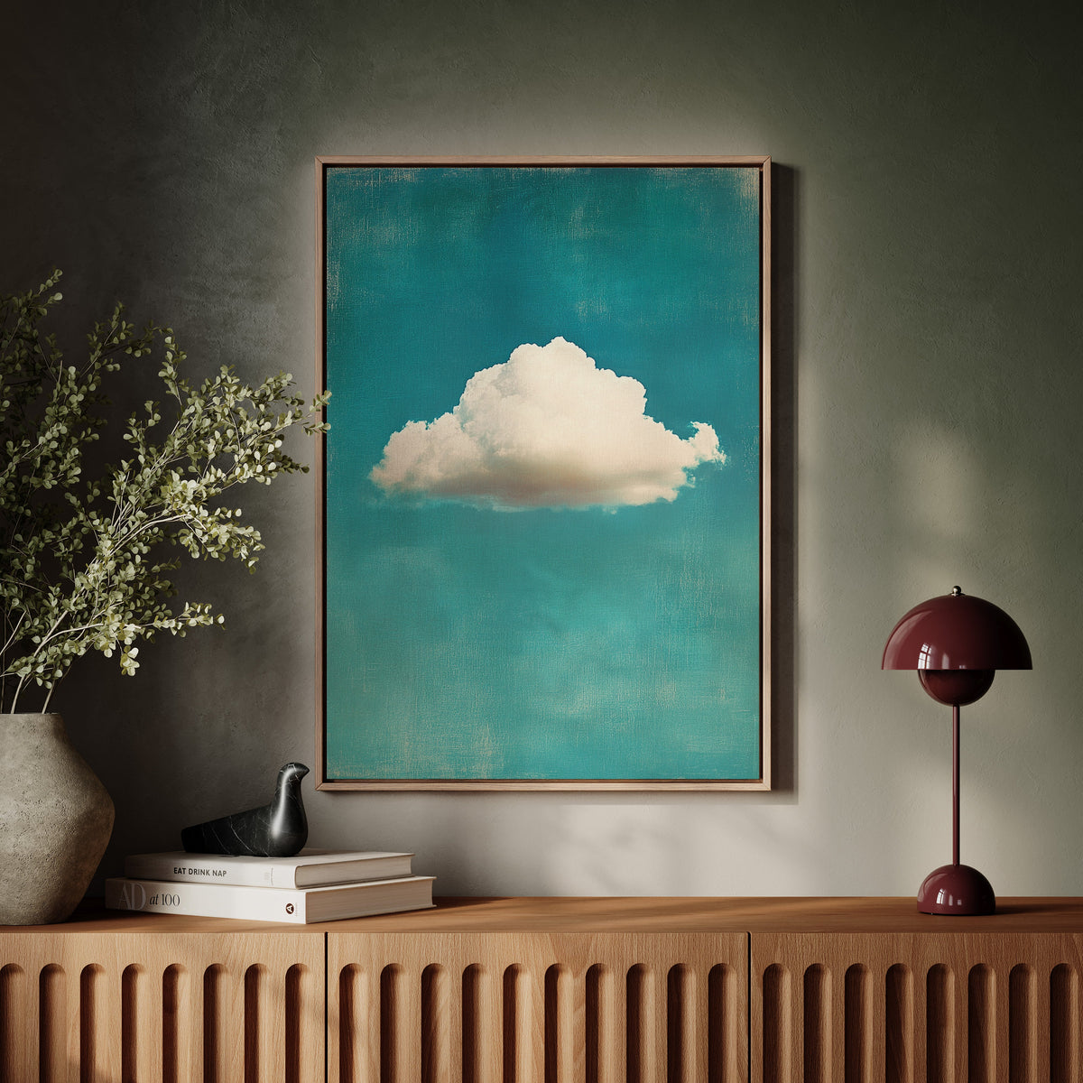 Daydream Cloud Over Turquoise Sky