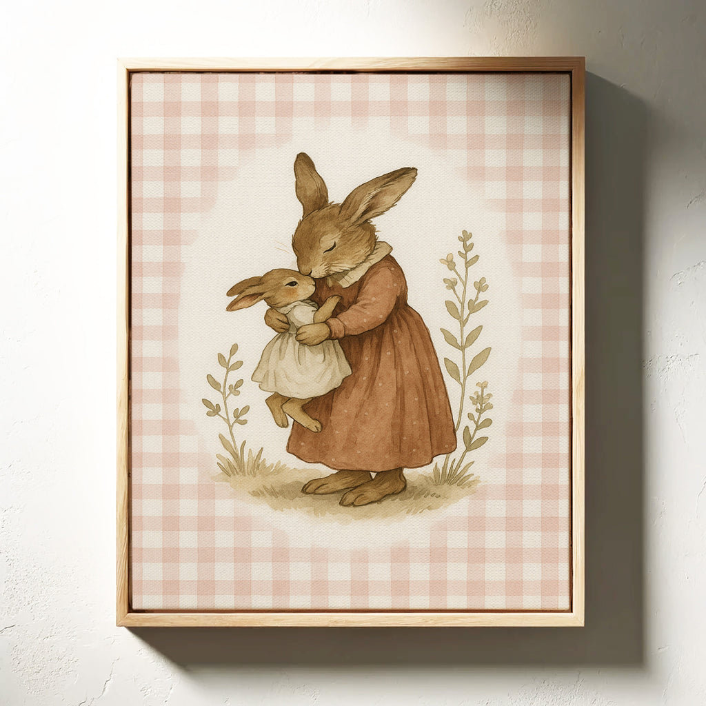 Mama Bunny’s Kiss in Gingham