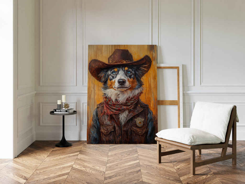 Australian Shepherd Cowboy Deputy