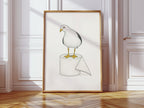 Seagull on a Toilet Roll