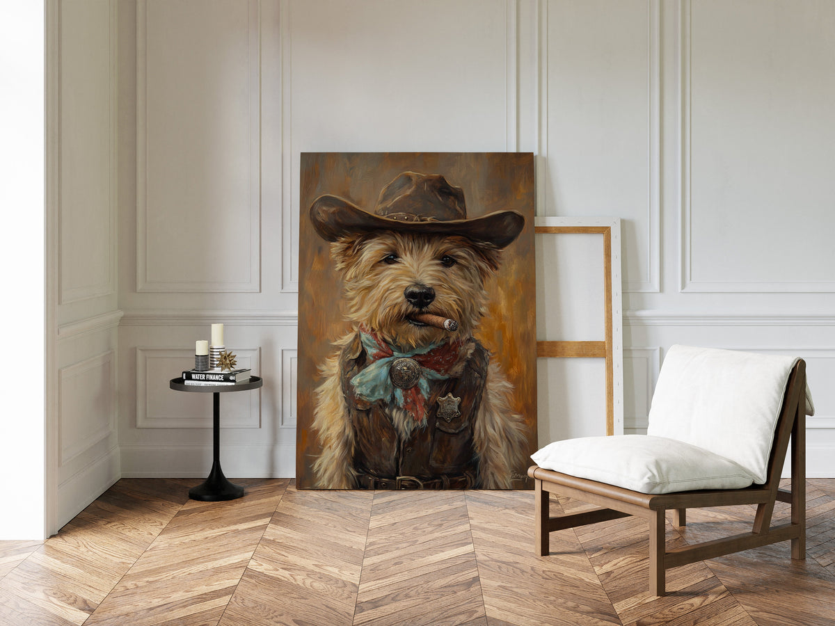Wheaten Terrier Wild West Deputy