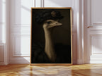 Ostrich in a Feathered Hat