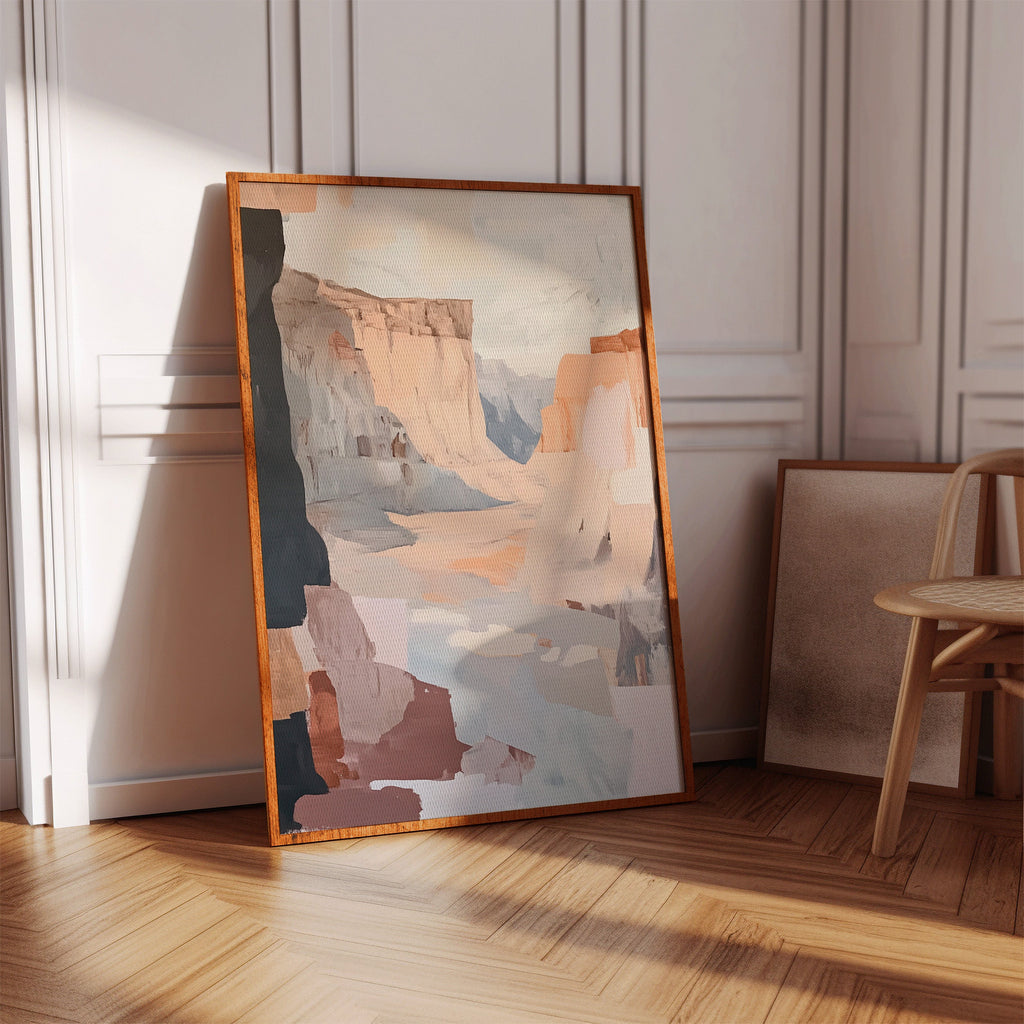 Canyon Light: Abstract Southwest Landscape