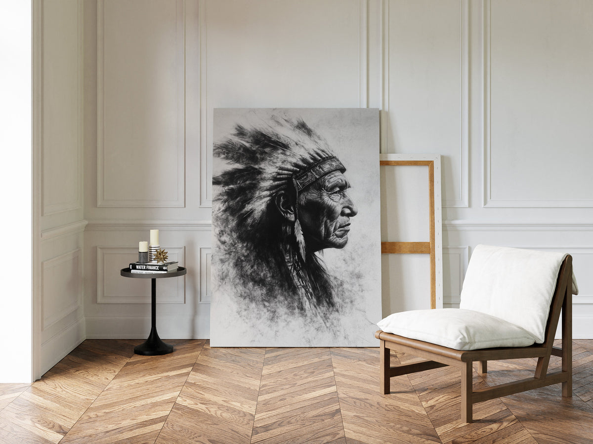 Elder Spirit in Charcoal