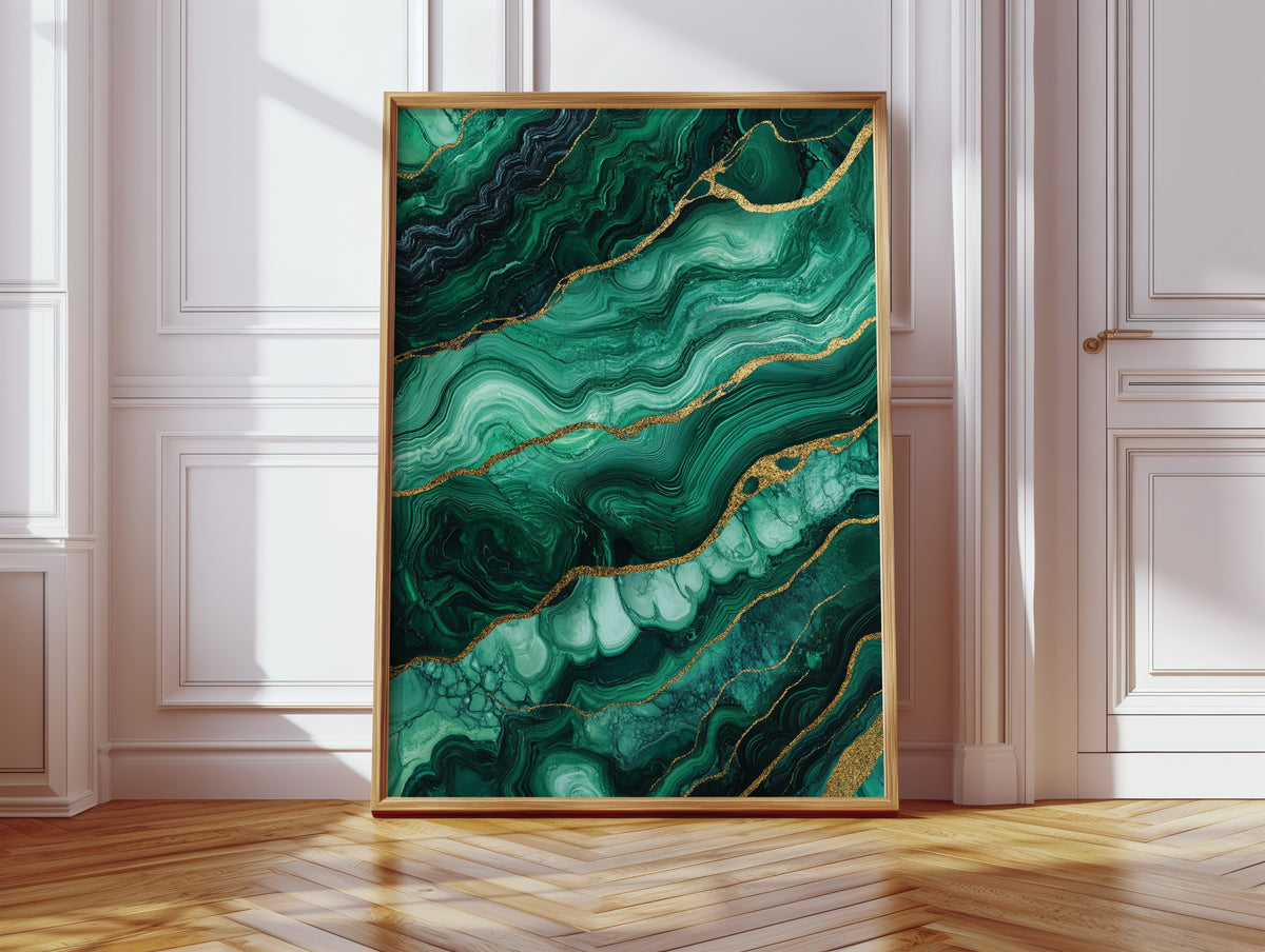 Veins of Emerald and Golden Earth