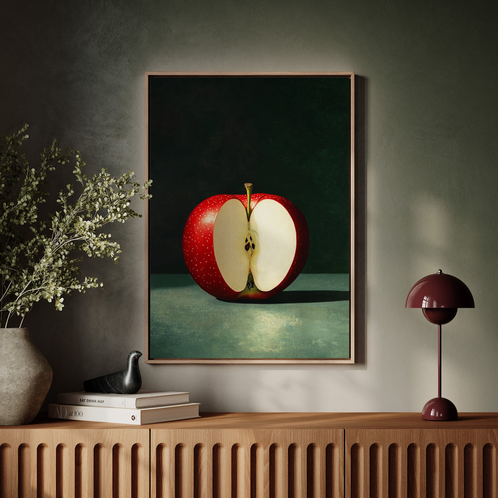 The Apple Divided in Stillness