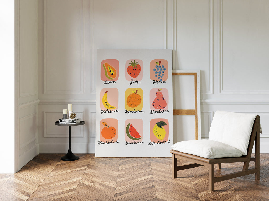 Fruits of the Spirit Illustrated Print