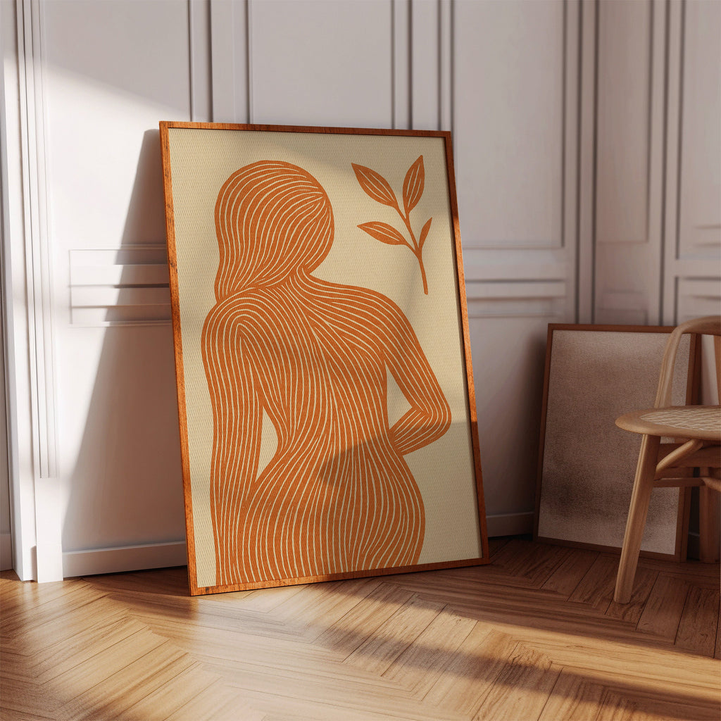 Earth Lines of the Feminine Form