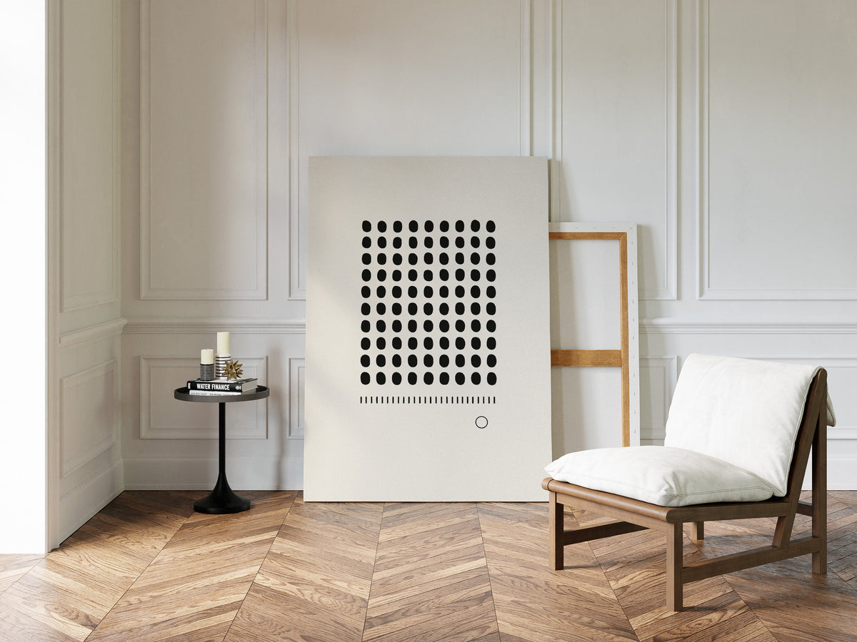 The Ninety-Nine and the One Minimalist Print