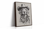 A Canine Cowboy's Stalwart Gaze