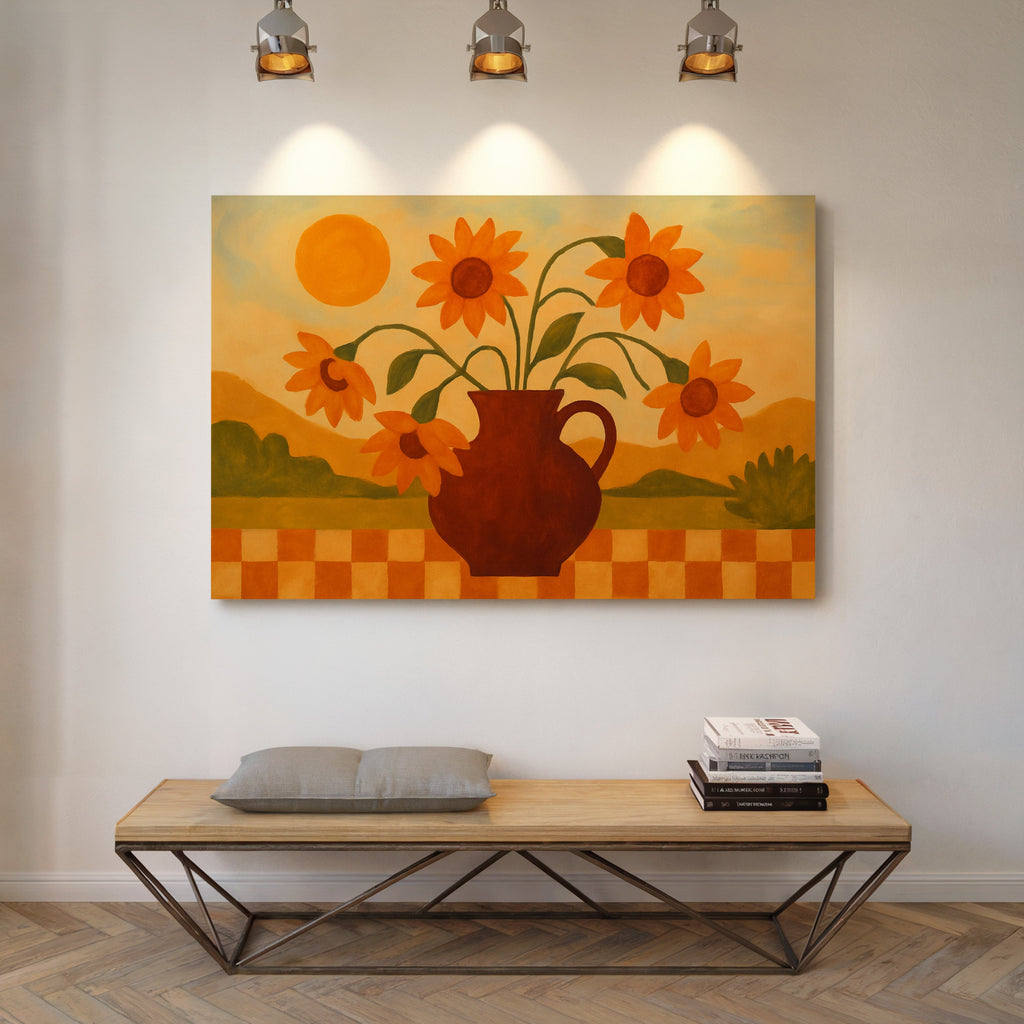 Sunflowers on a Golden Afternoon