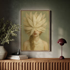 Golden Silence in Feathered Veil