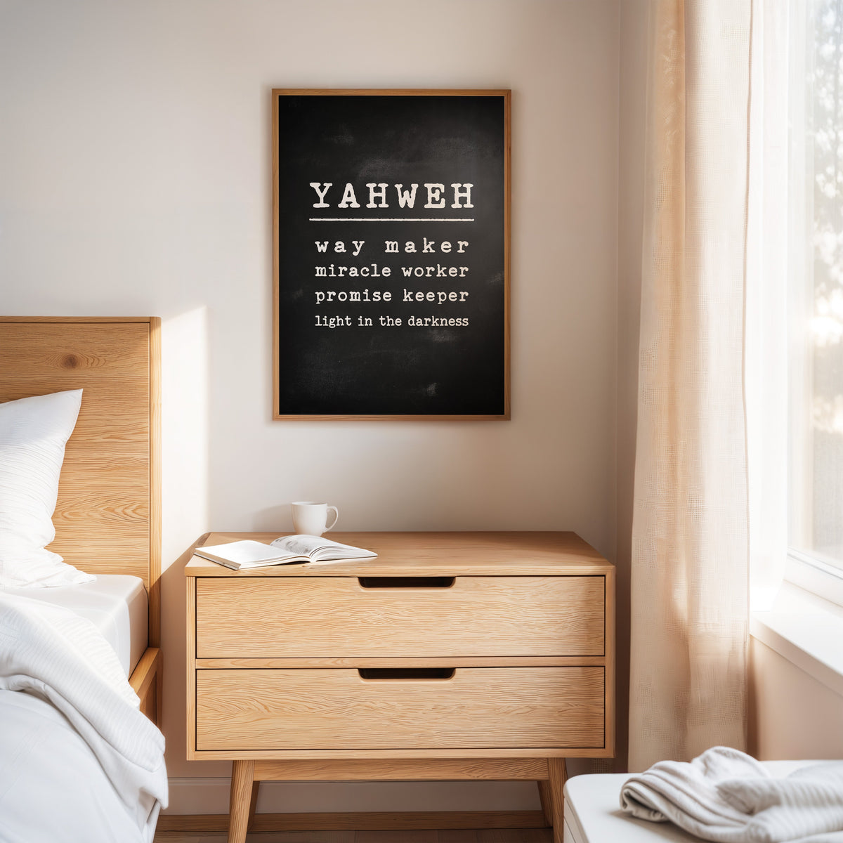 Yahweh Chalkboard Declaration