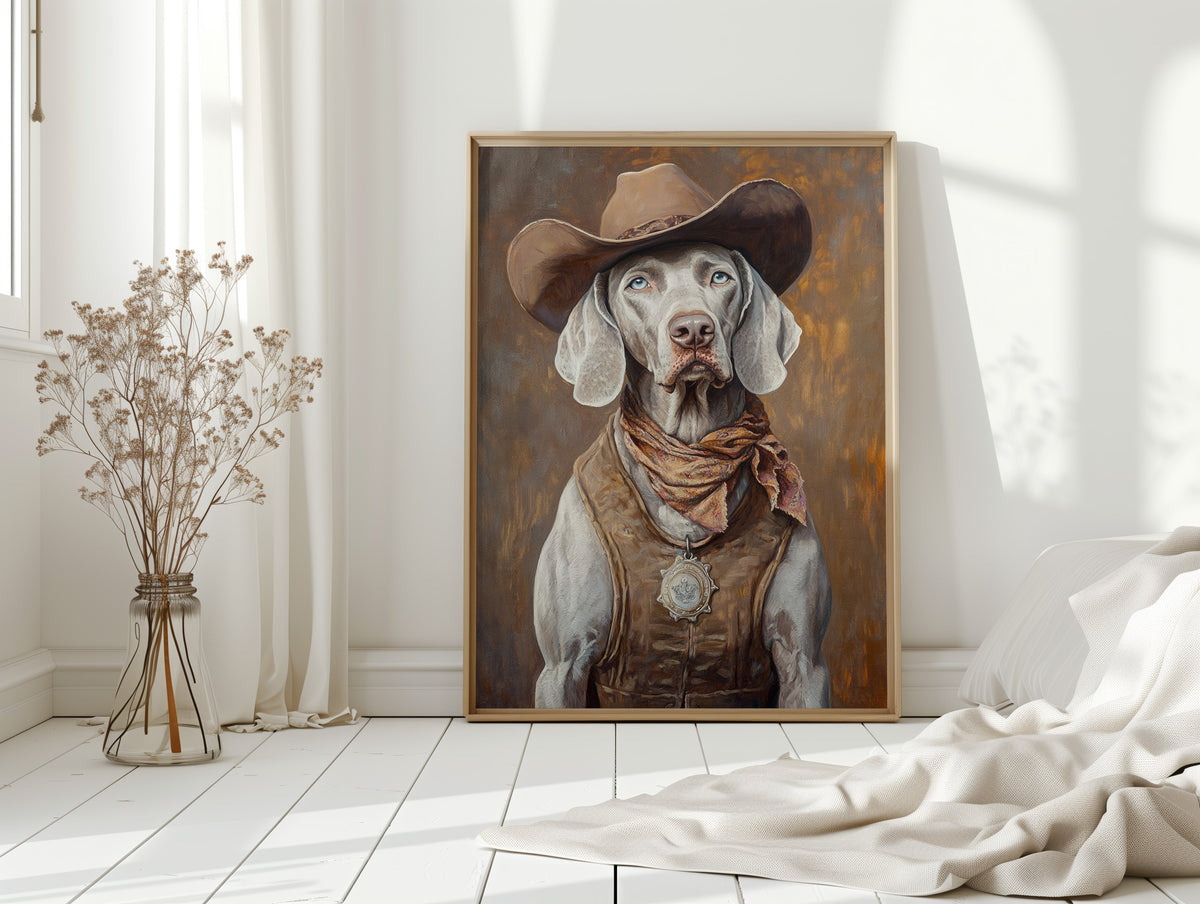 Weimaraner Desert Deputy