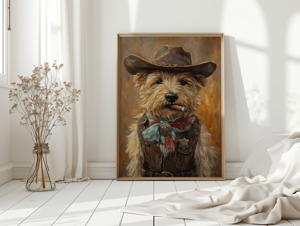 Wheaten Terrier Wild West Deputy