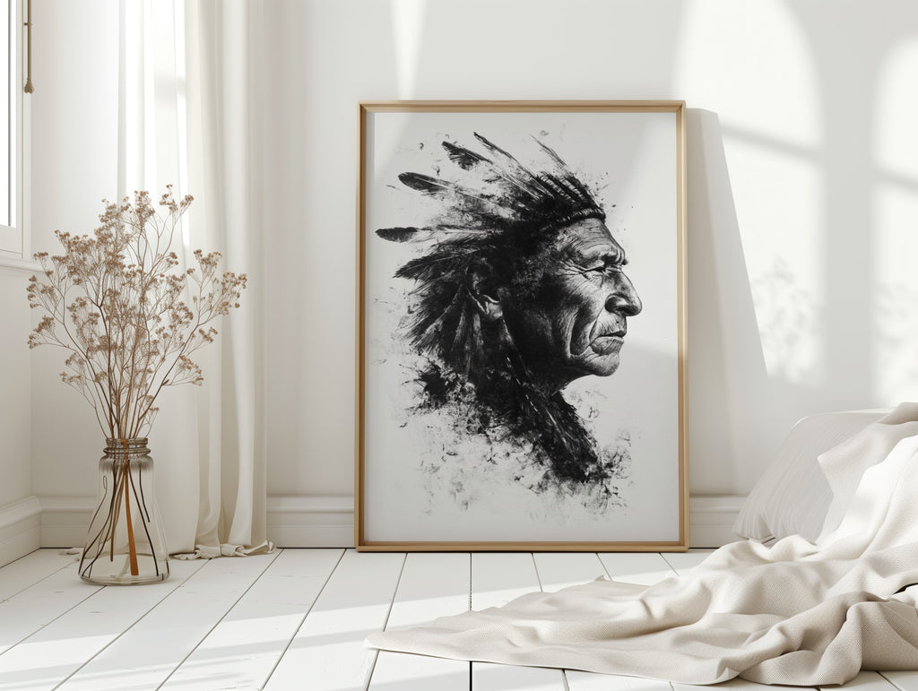 Spirit of the Plains in Ink