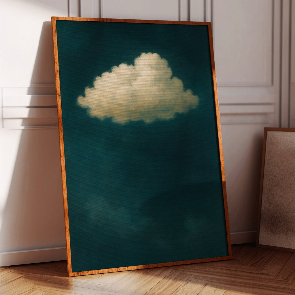 Lonely Cloud in Emerald Silence