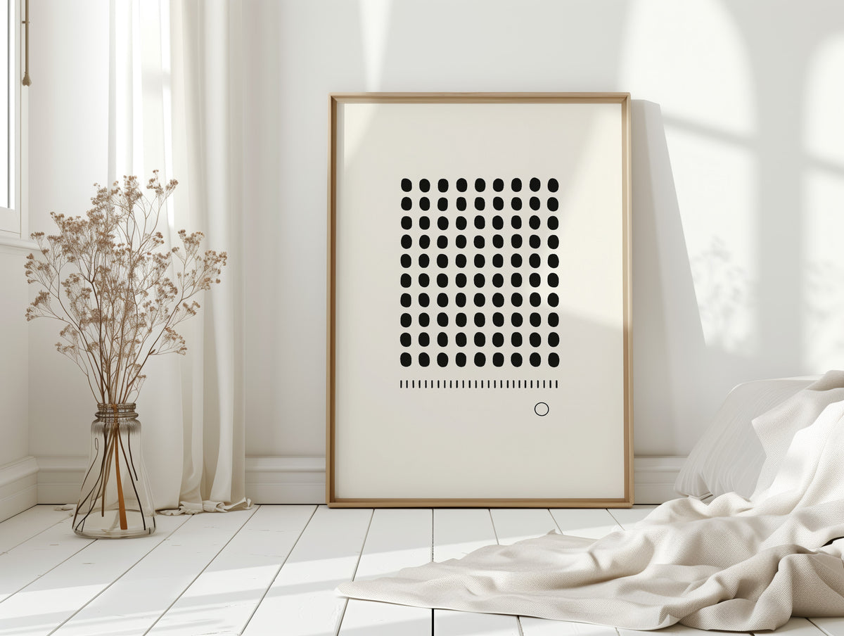 The Ninety-Nine and the One Minimalist Print