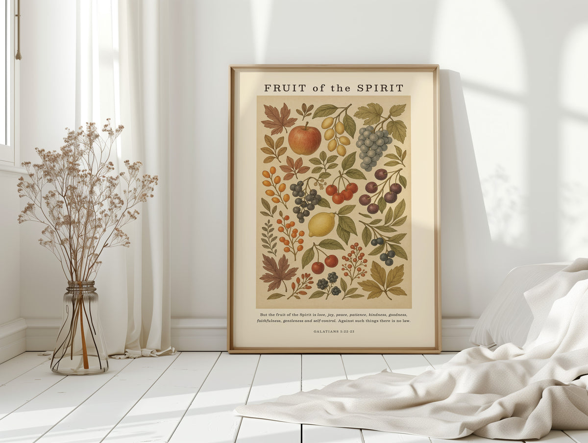 Fruit of the Spirit Botanical Print